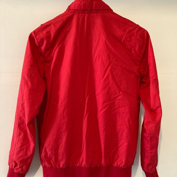 Members Only Vibrant Red Zip-Up Jacket. Womens Small - Picture 4 of 5